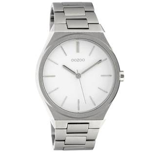 ΡΟΛΟΙ OOZOO  C10335 OOZOO Timepieces Silver Stainless Steel Bracelet