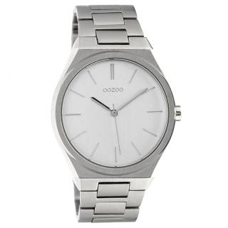 ΡΟΛΟΙ OOZOO  C10336 OOZOO Timepieces Silver Stainless Steel Bracelet