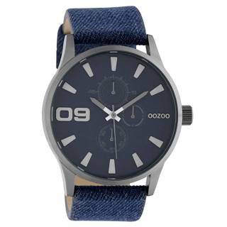 ΡΟΛΟΙ OOZOO C10345 OOZOO Timepieces Blue Leather Strap