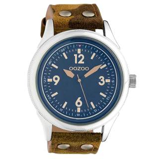 ΡΟΛΟΙ OOZOO C10352 OOZOO Timepieces Camo Leather Strap