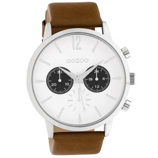 ΡΟΛΟΙ OOZOO C10355 OOZOO Timepieces Brown Leather Strap