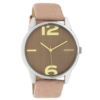 ΡΟΛΟΙ OOZOO C10376 OOZOO Timepieces Pink Leather Strap