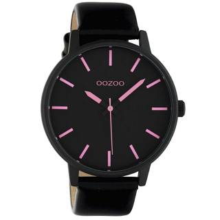 ΡΟΛΟΙ OOZOO C10383 OOZOO Timepieces Black Leather Strap