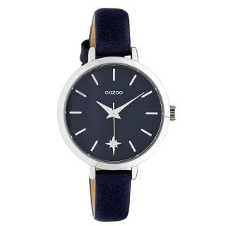 ΡΟΛΟΙ OOZOO C10388 OOZOO Timepieces Blue Leather Strap