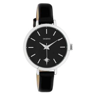 ΡΟΛΟΙ OOZOO C10389 OOZOO Timepieces Black Leather Strap