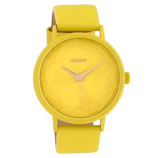 ΡΟΛΟΙ OOZOO C10395 OOZOO Timepieces Yellow Leather Strap