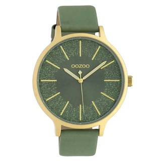 ΡΟΛΟΙ OOZOO C10403 OOZOO Timepieces Green Leather Strap