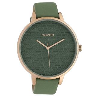 ΡΟΛΟΙ OOZOO C10407 OOZOO Timepieces Green Leather Strap