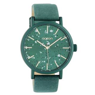 ΡΟΛΟΙ OOZOO C10411 OOZOO Timepieces Green Leather Strap