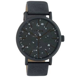 ΡΟΛΟΙ OOZOO  C10413 OOZOO Timepieces Grey Leather Strap