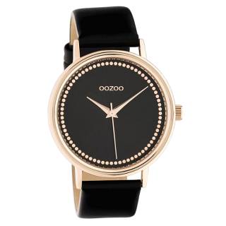 ΡΟΛΟΙ OOZOO C10429 OOZOO Timepieces Black Leather Strap