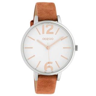 ΡΟΛΟΙ OOZOO C10435 OOZOO Timepieces Brown Leather Strap