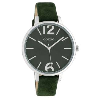 ΡΟΛΟΙ OOZOO C10436 OOZOO Timepieces Green Leather Strap