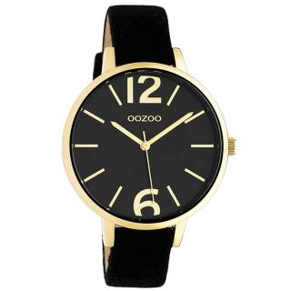 ΡΟΛΟΙ OOZOO C10439 OOZOO Timepieces Black Leather Strap