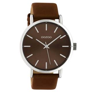 ΡΟΛΟΙ OOZOO C10450 OOZOO Timepieces Brown Leather Strap