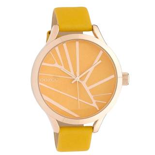 ΡΟΛΟΙ OOZOO C10465 OOZOO Timepieces Yellow Leather Strap