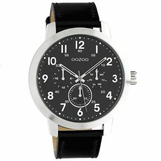 ΡΟΛΟΙ OOZOO C10506 OOZOO Timepieces Black Leather Strap