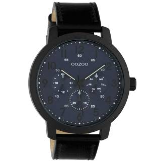 ΡΟΛΟΙ OOZOO C10509 OOZOO Timepieces Black Leather Strap