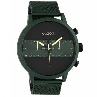 ΡΟΛΟΙ OOZOO C10512 OOZOO Timepieces Green Metallic Bracelet