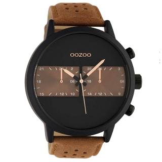 ΡΟΛΟΙ OOZOO C10518 OOZOO Timepieces Brown Leather Strap