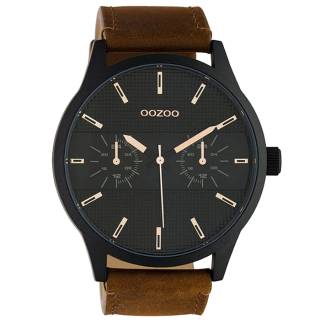 ΡΟΛΟΙ OOZOO C10538 OOZOO Timepieces Brown Leather Strap