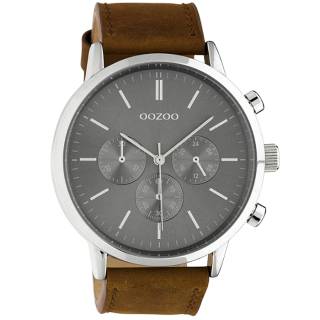 ΡΟΛΟΙ OOZOO C10541 OOZOO Timepieces Brown Leather Strap