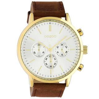 ΡΟΛΟΙ OOZOO C10542 OOZOO Timepieces Brown Leather Strap