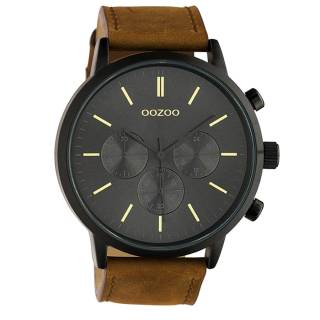 ΡΟΛΟΙ OOZOO C10543 OOZOO Timepieces Brown Leather Strap