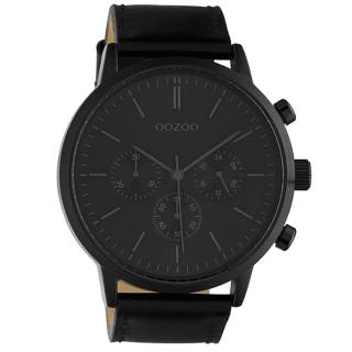 ΡΟΛΟΙ OOZOO C10544 OOZOO Timepieces Black Leather Strap