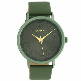 ΡΟΛΟΙ OOZOO C10582 OOZOO Timepieces Green Leather Strap