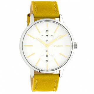 ΡΟΛΟΙ OOZOO C10585 OOZOO Timepieces Yellow Leather Strap