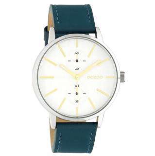 ΡΟΛΟΙ OOZOO C10587 OOZOO Timepieces Blue Leather Strap