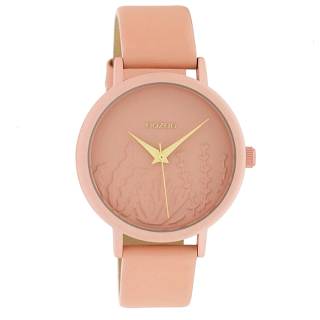 ΡΟΛΟΙ OOZOO C10604 OOZOO Timepieces Pink Leather Strap