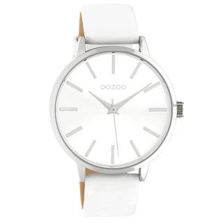 ΡΟΛΟΙ OOZOO C10610 OOZOO Timepieces White Leather Strap