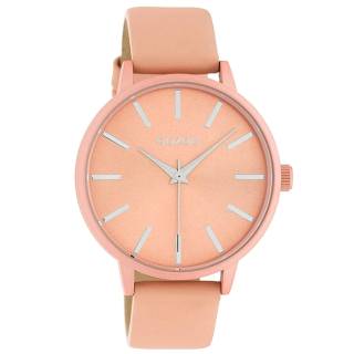 ΡΟΛΟΙ OOZOO C10617 OOZOO Timepieces Pink Leather Strap