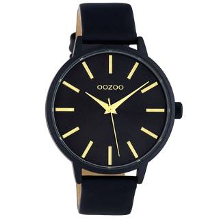 ΡΟΛΟΙ OOZOO C10619 OOZOO Timepieces Black Leather Strap