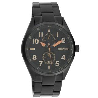 ΡΟΛΟΙ OOZOO C10635 OOZOO Timepieces Black Metallic Bracelet