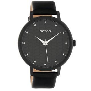 ΡΟΛΟΙ OOZOO C10659 OOZOO Timepieces Black Leather Strap