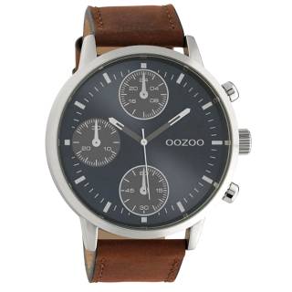 ΡΟΛΟΙ OOZOO C10665 OOZOO Timepieces Brown Leather Strap