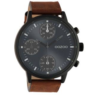 ΡΟΛΟΙ OOZOO C10666 OOZOO Timepieces Brown Leather Strap