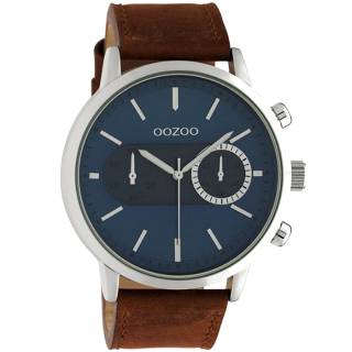 ΡΟΛΟΙ OOZOO C10670 OOZOO Timepieces Brown Leather Strap