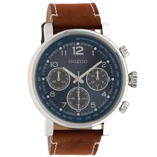 ΡΟΛΟΙ OOZOO C10671 OOZOO Timepieces Brown Leather Strap