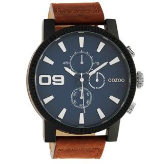 ΡΟΛΟΙ OOZOO C10672 OOZOO Timepieces Brown Leather Strap