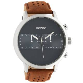 ΡΟΛΟΙ OOZOO C10673 OOZOO Timepieces Brown Leather Strap