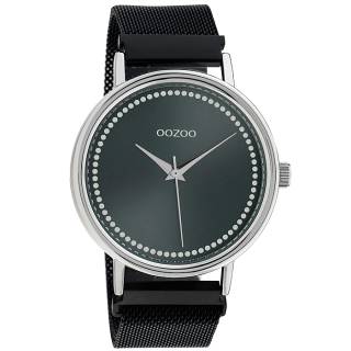 ΡΟΛΟΙ OOZOO C10684 OOZOO Timepieces Black Metallic Bracelet