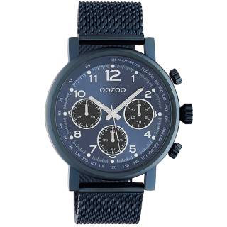 ΡΟΛΟΙ OOZOO C10701 OOZOO Timepieces Chronograph Blue Metallic Bracelet