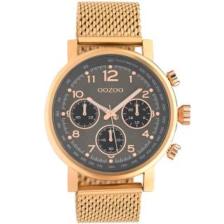 ΡΟΛΟΙ OOZOO C10703 OOZOO Timepieces Chronograph Gold Metallic Bracelet