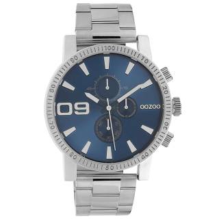 ΡΟΛΟΙ OOZOO C10705 OOZOO Timepieces  Silver Metallic Bracelet