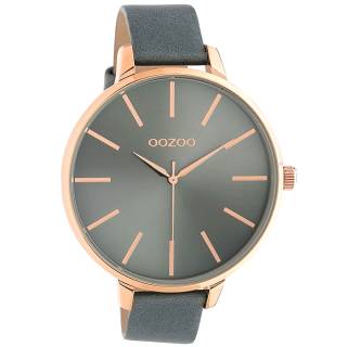 ΡΟΛΟΙ OOZOO C10713 OOZOO Timepieces Grey Leather Strap