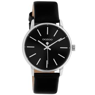 ΡΟΛΟΙ OOZOO C10724 OOZOO Timepieces Black Leather Strap